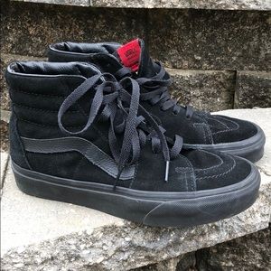 Black on Black Vans